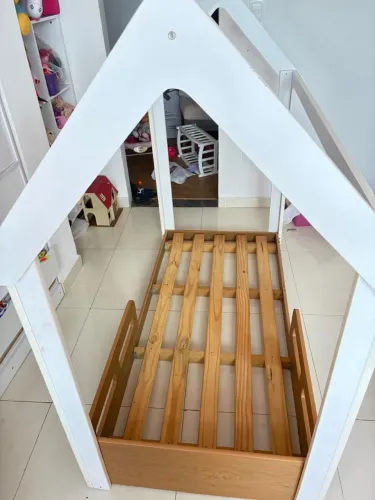 Cama Casinha Montessoriano Infantil Analu Carolina Baby