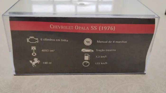 Miniatura Chevrolet Opala SS 1976
