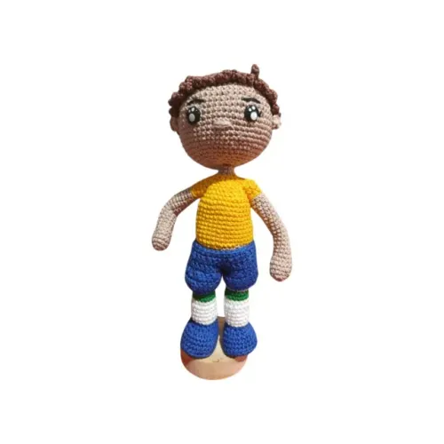 Jogador de Futebol em amigurumi