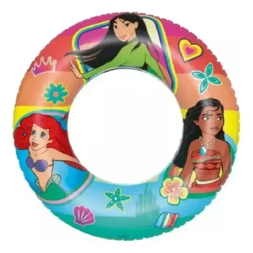 Bóia Circular Infantil inflável - Bestway - Disney Princesas 3-6 anos