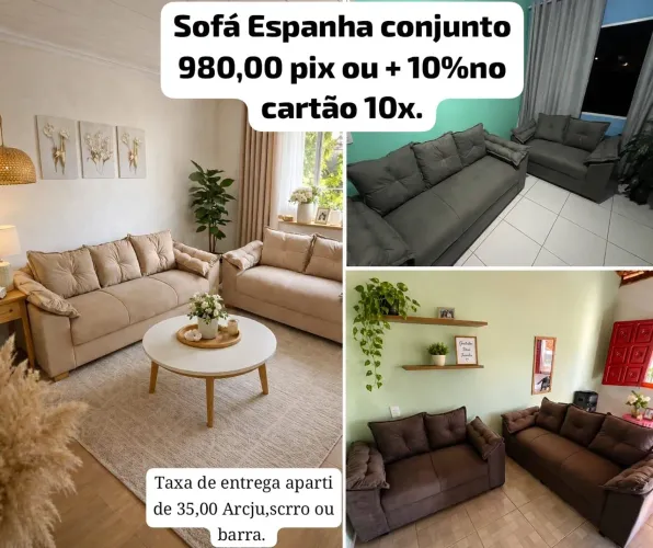 Sofá Espanha conjunto 