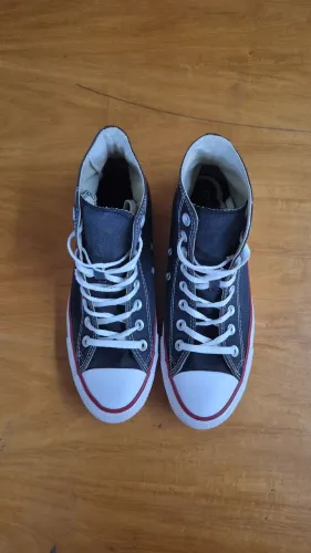 Converse All Star Cano Alto Original - Preto