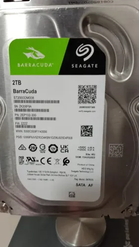 Hd Externo Seagate Barracuda, 2tb, 3.5´, Sata - St2000dm008