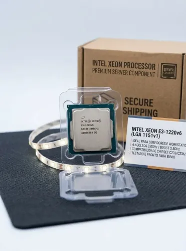 Processador Intel Xeon E3 1220 v6 - Para Servidor / Workstation