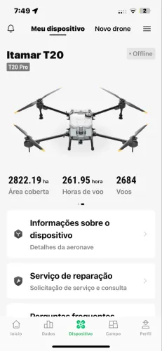 Drone agrícola T20