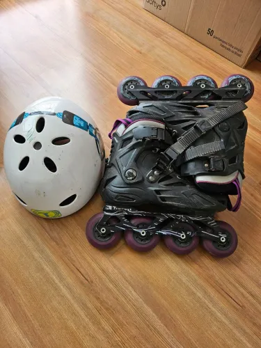 KIT PATINS TRAXART + PROTEÇÕES