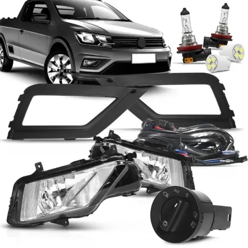 Kit farol milha Gol G8 Voyage Saveiro