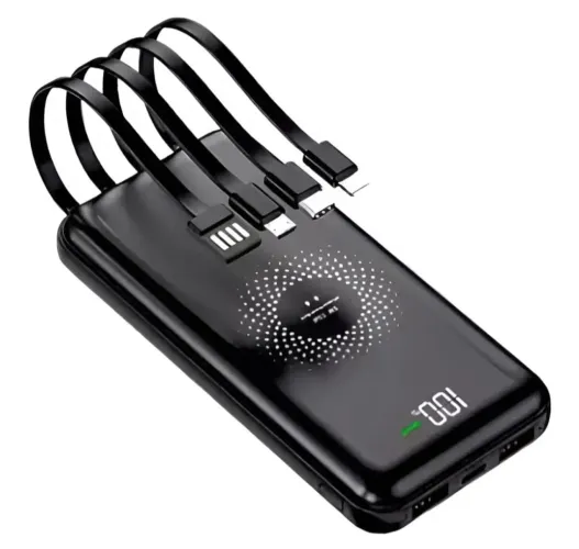 Carregador Portátil Power Bank Bte-21 Type-c 20000mah Cor Preto