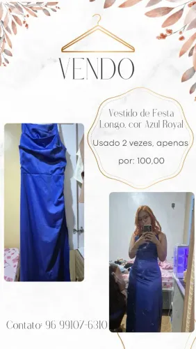 Vestido de Festa Longo 