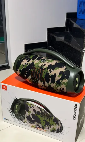 JBL Boombox 3 Squad Camuflada Original ? Impecável