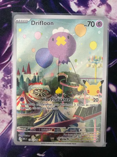 Drifloon 136/128 de Pokémon TCG - Carta 30th Celebration