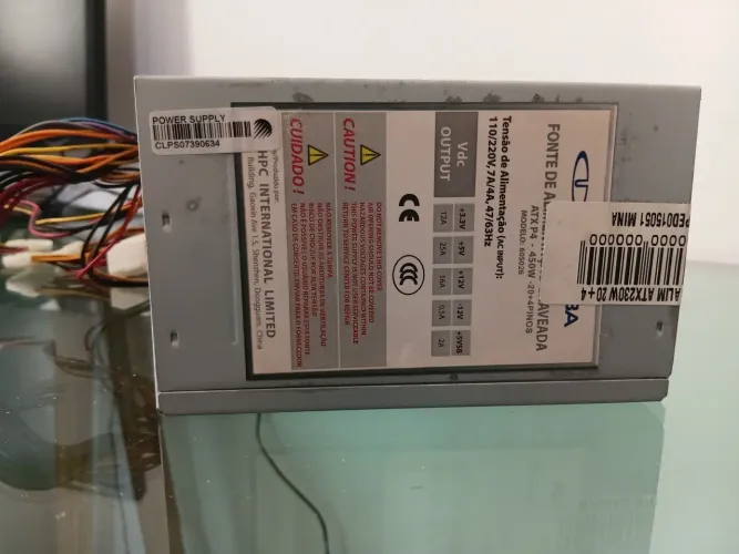 Fonte ATX 450W Computador Ótima