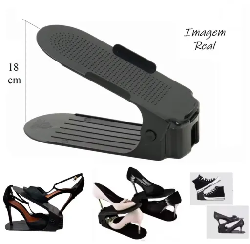 Organizadores de Sapatos Ajustáveis - Kit com 20 unidades