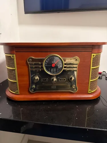 Vendo vitrola raveo spazio, toca disco de vinil, cd, k7, com BT