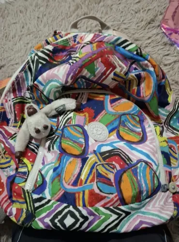 Mochila Kipling Original Importada Colorida