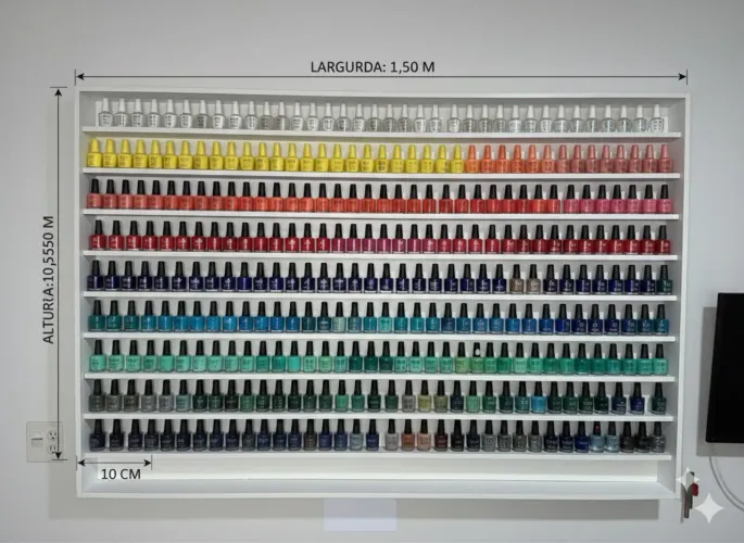Expositor de esmaltes 