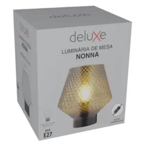 Luminaria de mesa de vidros E27