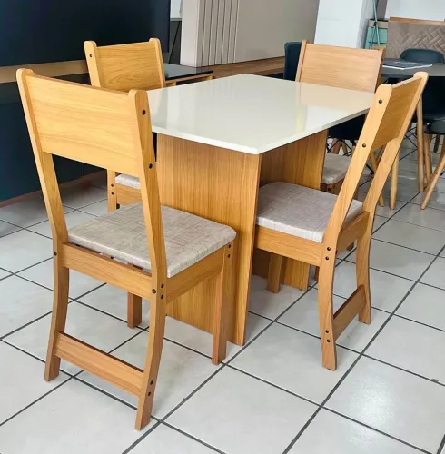 Mesa Cozinha c/4 cadeiras- Entrega gratuita-