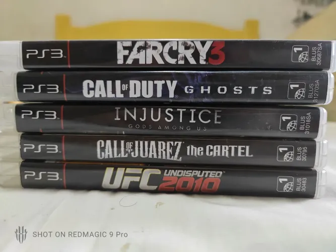 Conjunto de 5 jogos mídia física para PS3!