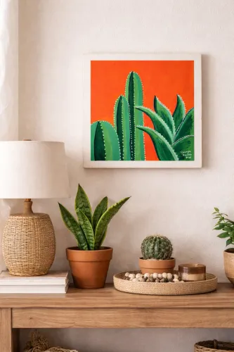 Força que Floresce - pintura botânica contemporânea
