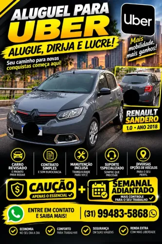 Renault Sandero Authentique Flex 1.0 12V 5P 2018