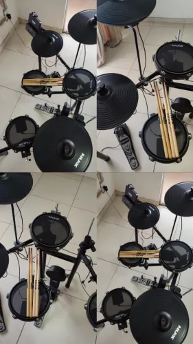 Bateria eletrônica profissional.