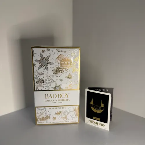 Perfume Importado Carolina Herrera Bad Boy EDT Sparkling Ice Ed.Limitada 100ML