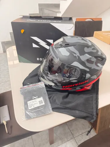 CAPACETE NORISK SOUL FF302 CAMUFLADO