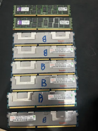 Kit Memória RAM 64GB (8x 8GB) DDR3 - Ideal para Servidores e Workstations