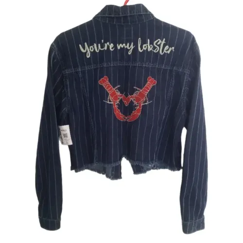 Casaco Friends Lobster Jaqueta Pool Jeans Tamanho G Novo