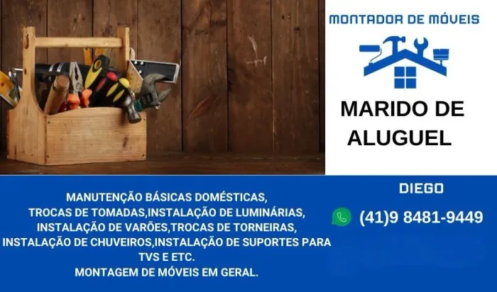 montador de Móveis (instalação de persianas e varões para cortina)Curitiba e região 