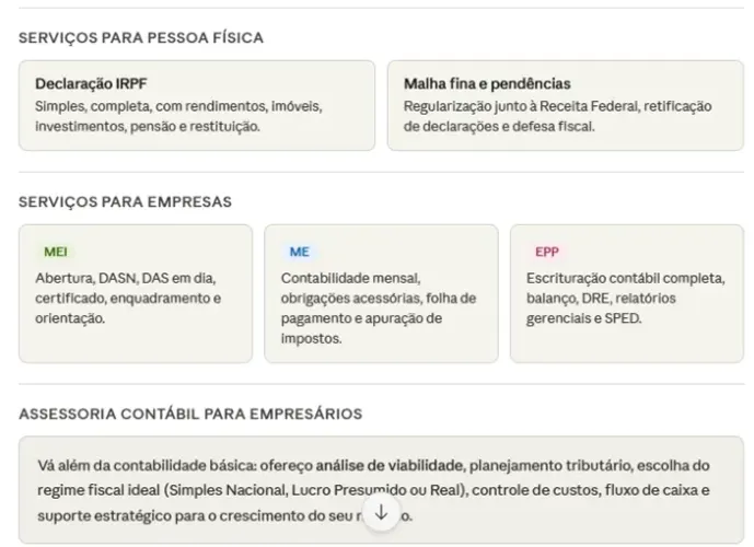 Contador em João Pessoa | IRPF, MEI e Empresas