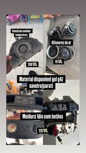 Peças gol g4