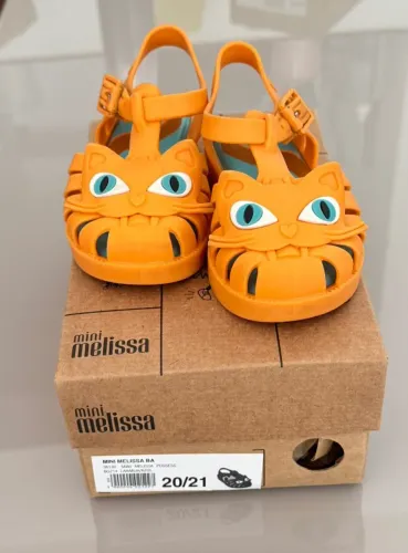 Sandália Mini Melissa Infantil - Modelo Gatinho - Tamanho 20/21