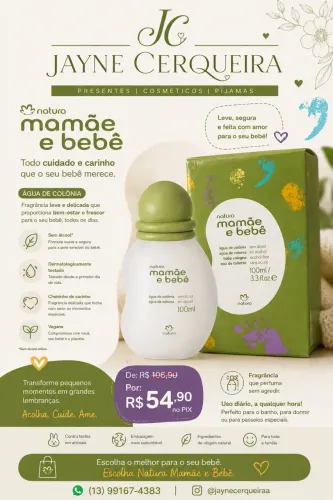 Colônia mamãe e bebê 