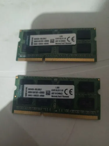 Memória RAM dois pentes de 8 GB totalizando 16