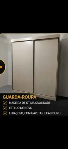 Vendo Guarda Roupa novo 5 dias de uso