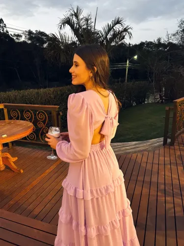 Vestido lilás