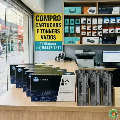 Cartucho de toner para impressora HP, modelo 85