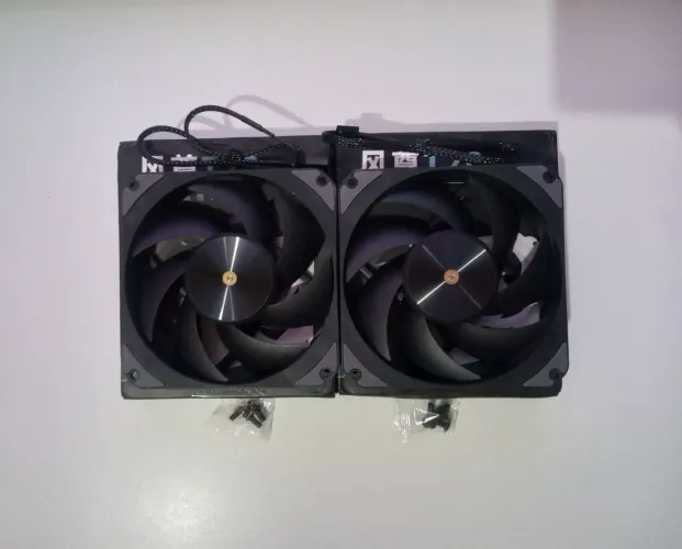 2X TEUCER T20 85CFM 2500RPM VENTOINHA FANS PRETA