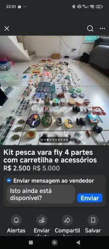 Kit pesca e acessórios