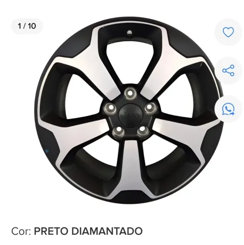 Rodas ARO 17 modelo Trailhawk Para Renegade , compass, Commander e Toro