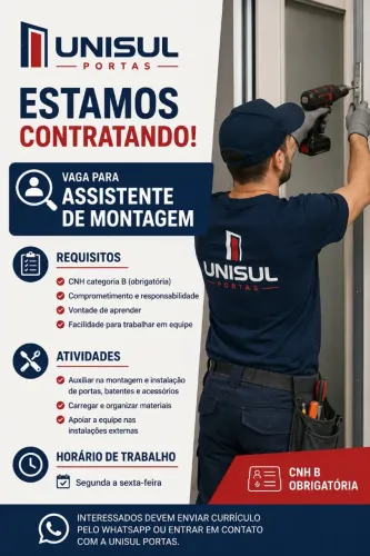 Assistente de Montagem / Entregador