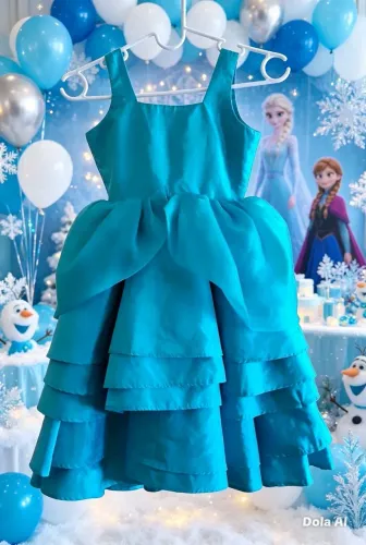 Vestido de festa  Infantil da Princesa Fronzen 