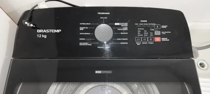 Lavadora Brastemp 12Kg Titânio 110V (BWK12A9) ? Funcionando Perfeitamente