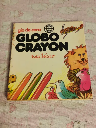 Giz de cera vintage Globo Crayon 