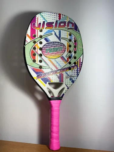 Raquete Beach Tennis Vision Supercarbon Pro - Alex Mingozzi (Carbono 3K)