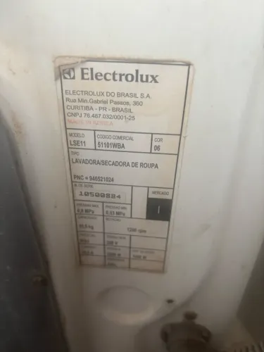 Vendo máquina de lavar e seca Electrolux