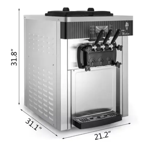 Máquina de Sorvete Expresso de Balcão 8218T-Y Sorvetec Nova