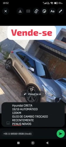 Hyundai Creta Attitude 1.6 16V Flex Aut. 2019